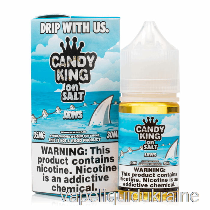 Vape Liquid Ukraine Jaws - Candy King On Salt - 30mL 35mg